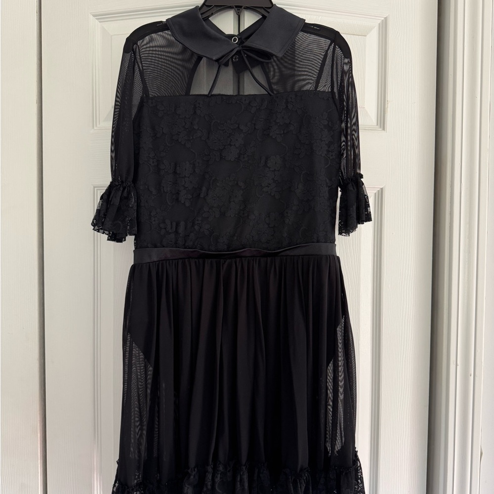 Weissman Black Mesh Dancewear